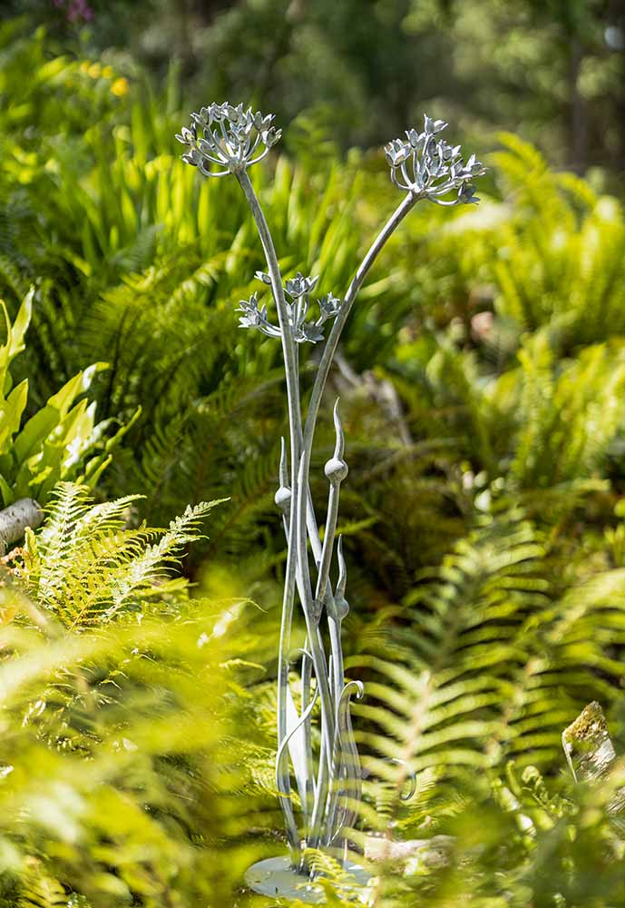 Agapanthus Garden Sculpture by Simon Connett Agapanthus Garden Sculpture by Simon Connett
