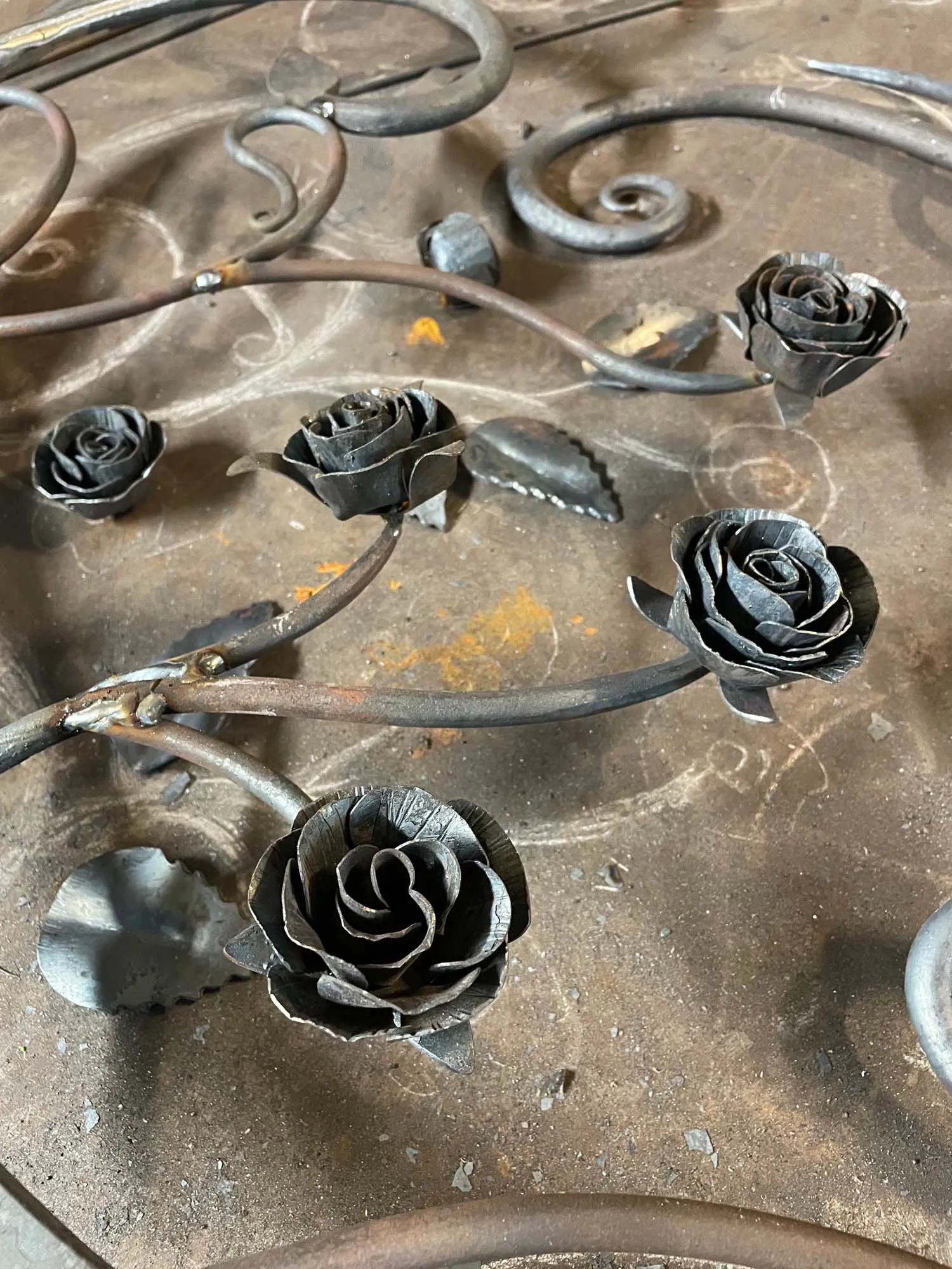 Rose Garden Gate Detail Workshop East Sussex
