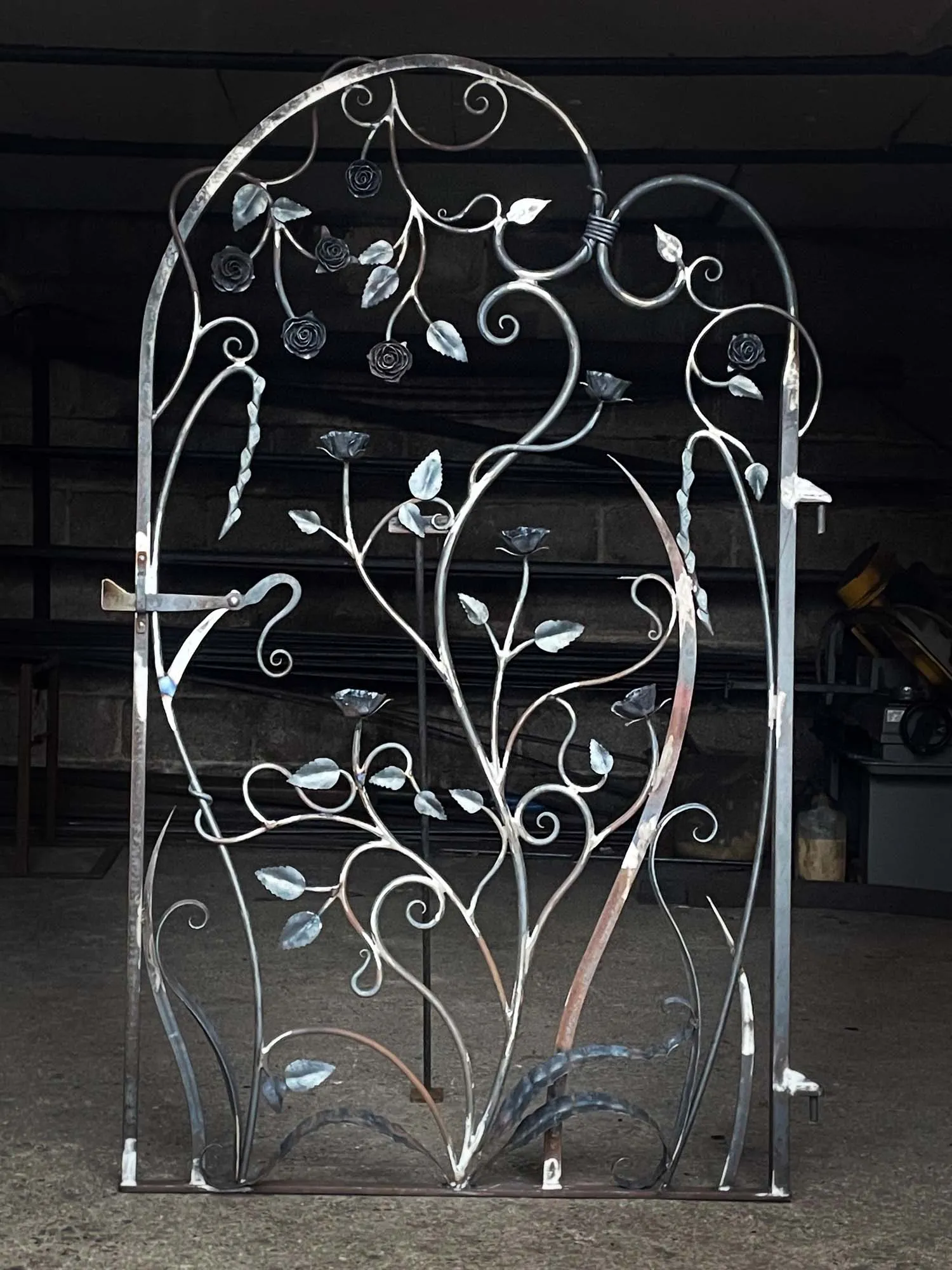 Rose Garden Gate in Workshop East Sussex